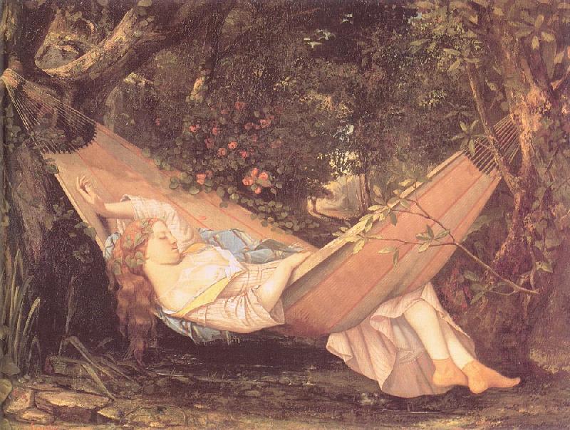 Courbet, Gustave The Hammock